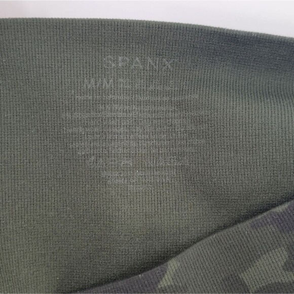 Spanx Look At Me Now Dark Green Camo Seamless High-Waisted Leggings Medium - Picture 4 of 9
